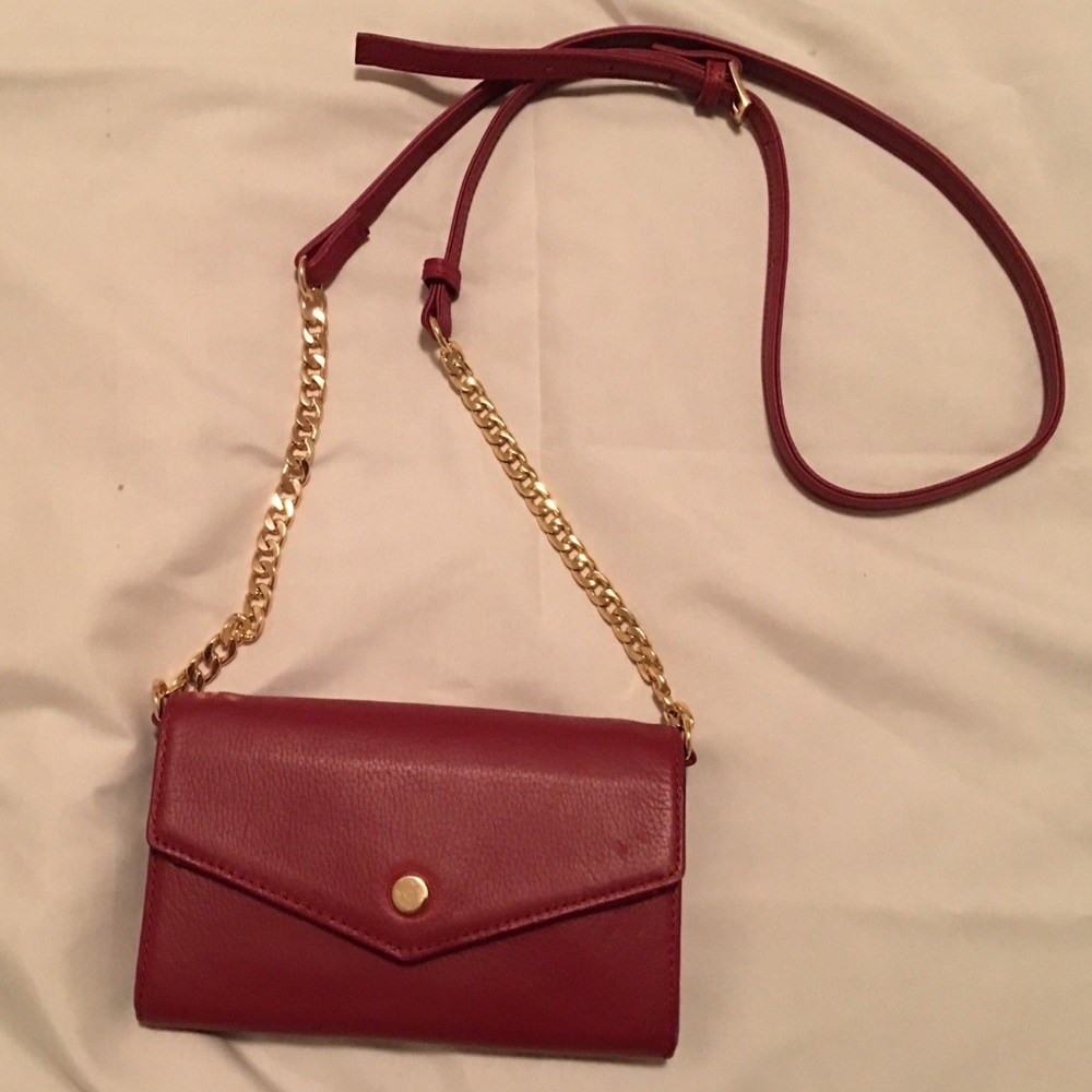 Stella and Max Leather Crossbody Smartphone Wallet